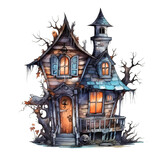 Haunted House Halloween Clipart