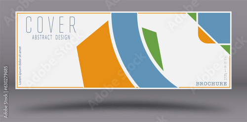 Geometric composition. Creative layout of the cover, banner, brochure, poster. Layout of the designer packaging of the goods