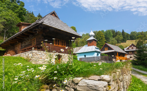 Kysuca - Drabsko, rural wooden architecture in Slovakia photo