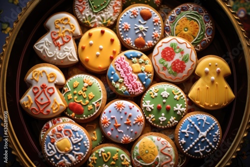 Easter icing cookies © kramynina