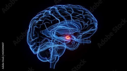 Animation of the amygdaloid body