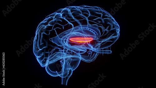 Animation of the medial globus pallidus