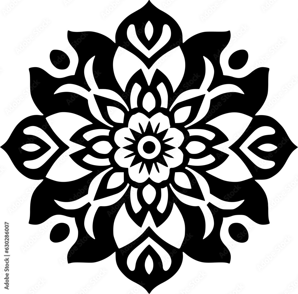 Mandala | Minimalist and Simple Silhouette - Vector illustration Mandala | Minimalist and Simple Silhouette - Vector illustration