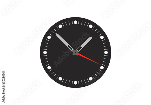 World time. Realistic simple Clock icons.