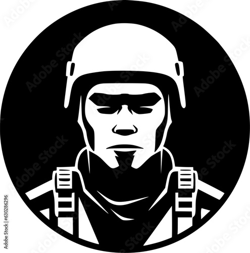 Military | Minimalist and Simple Silhouette - Vector illustration