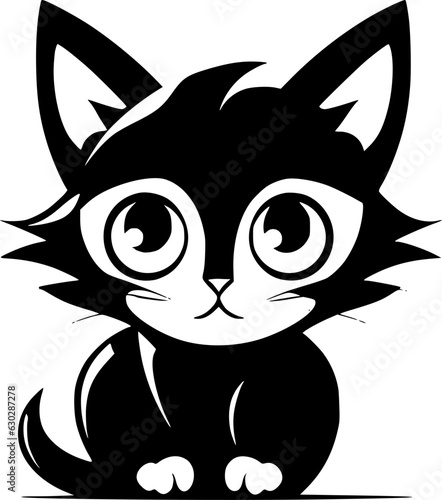 Cat | Minimalist and Simple Silhouette - Vector illustration
