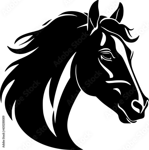 Horse - High Quality Vector Logo - Vector illustration ideal for T-shirt graphic