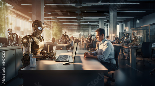 Working together in the future with robots, Ai and humans