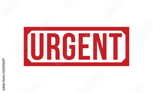 URGENT rubber stamp vector illustration on white background.