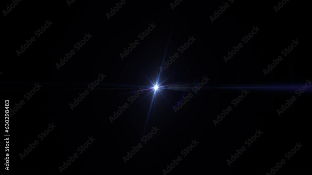 Abstract loop center blue star optical shine light lens flares flickering rotation animation on black background for screen project overlay. 4K seamless loop dynamic kinetic bright star light rays ef Abstract loop center blue star optical shine light lens flares flickering rotation animation on black background for screen project overlay. 4K seamless loop dynamic kinetic bright star light rays ef