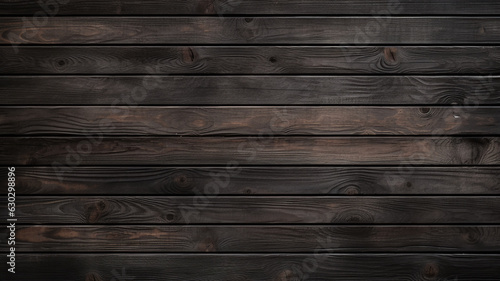 Wooden brown dark natural plank empty texture backdrop copy space banner background rustic handmade style.