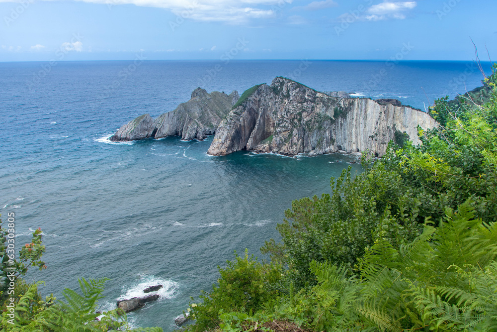 Fototapeta premium Playa del silencio in asturias, spain