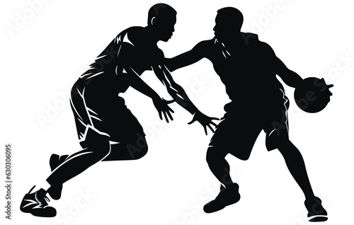 A Vector Silhouette Of a Basktball Player, Basketball player silhouette set, vector illustration,vector basketball players in silhouettes