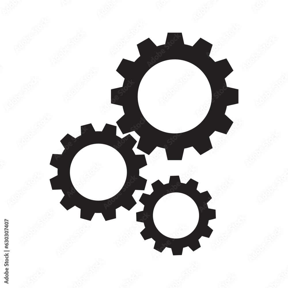gear icon design illustration vector isolated gear icon design illustration vector isolated