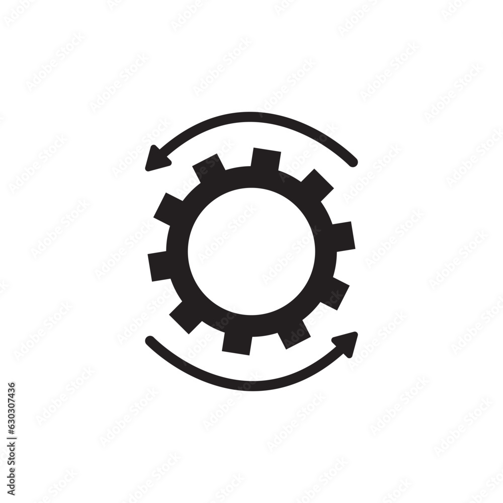 gear icon design illustration vector isolated gear icon design illustration vector isolated