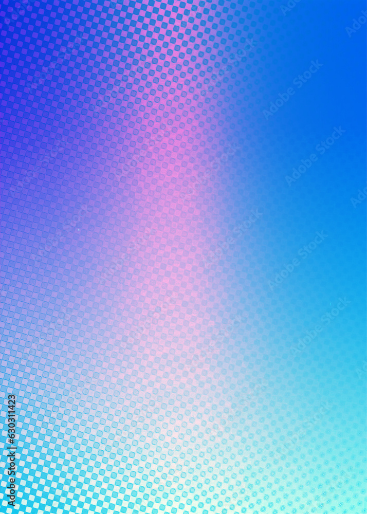 Plain blue background. Vertical backdrop illustration with copy space, usable for social media, story, banner, poster, Ads, events, party, celebration, and various design works