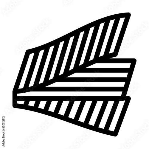 composite material aeronautical engineer line icon vector. composite material aeronautical engineer sign. isolated contour symbol black illustration