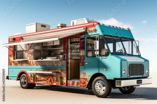 Food Truck 3D Isolated Display