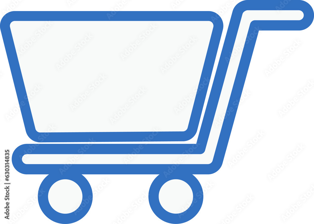 shopping cart icon line design, monoline icons. shopping cart icon line design, monoline icons.