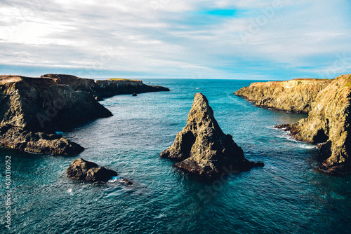 landscape of the marine coast of northern california