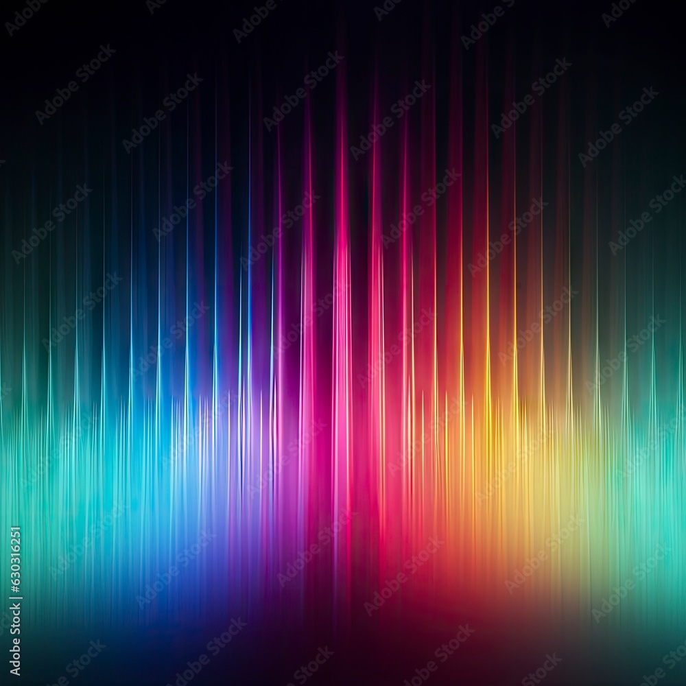 Fototapeta premium Abstract line light of rgb spectrum 