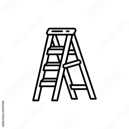 Ladder icon in vector. Logotype