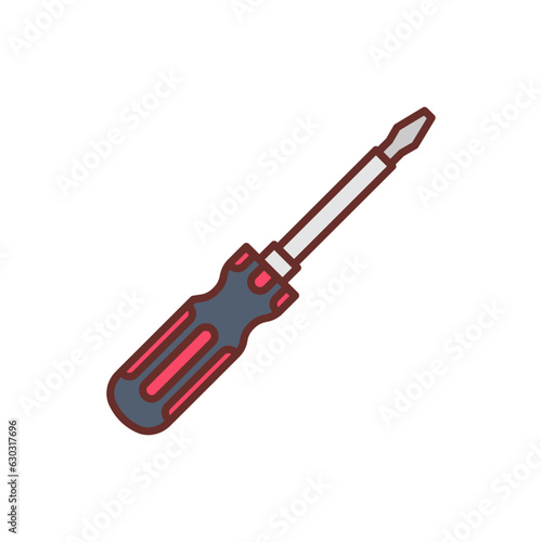 Insulated Screwdrivers icon in vector. Logotype