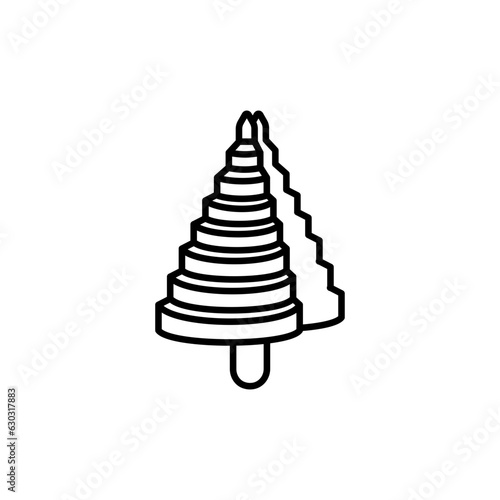 Step Bit icon in vector. Logotype