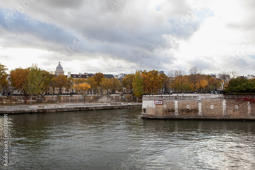 The river in the Ile de la Cite district of Paris