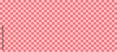 Aesthetics cute retro groovy  checkerboard, gingham, plaid, checkers pattern background illustration