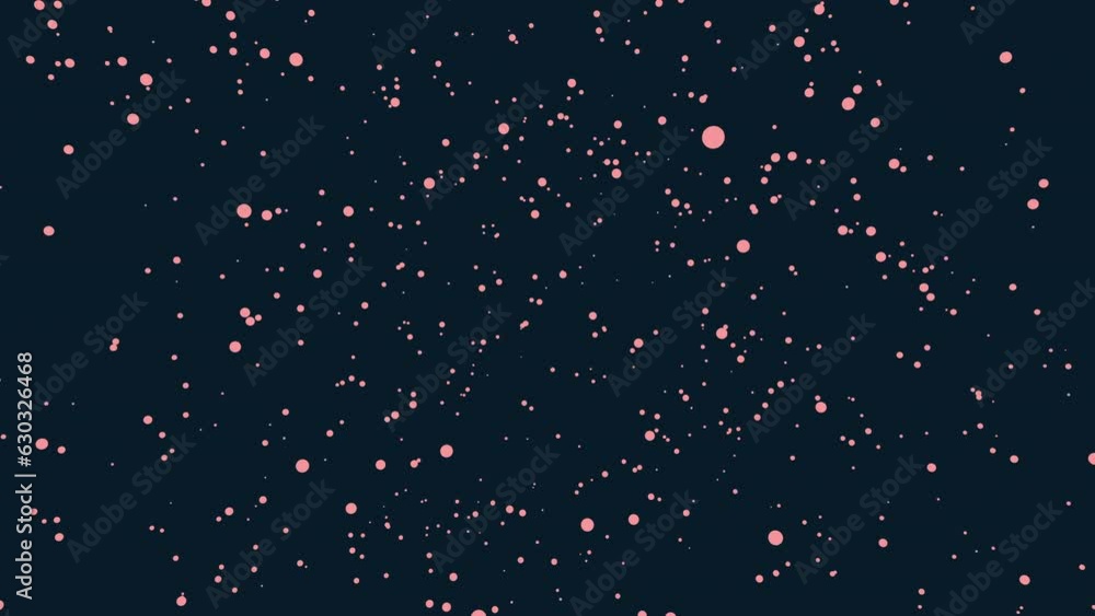 A mesmerizing contrast of colorful dots against black background captures the beauty and serenity of a holiday's night