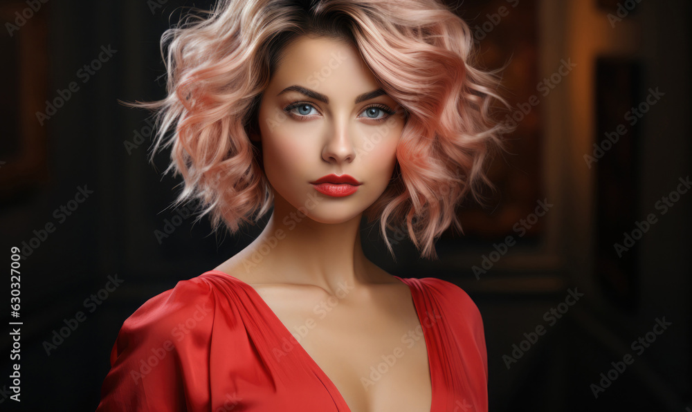 Beautiful blonde woman. Fashion portrait Beautiful blonde woman. Fashion portrait