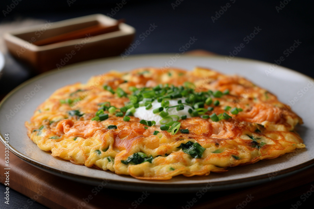 Korean savoury pancake generative AI Korean savoury pancake generative AI