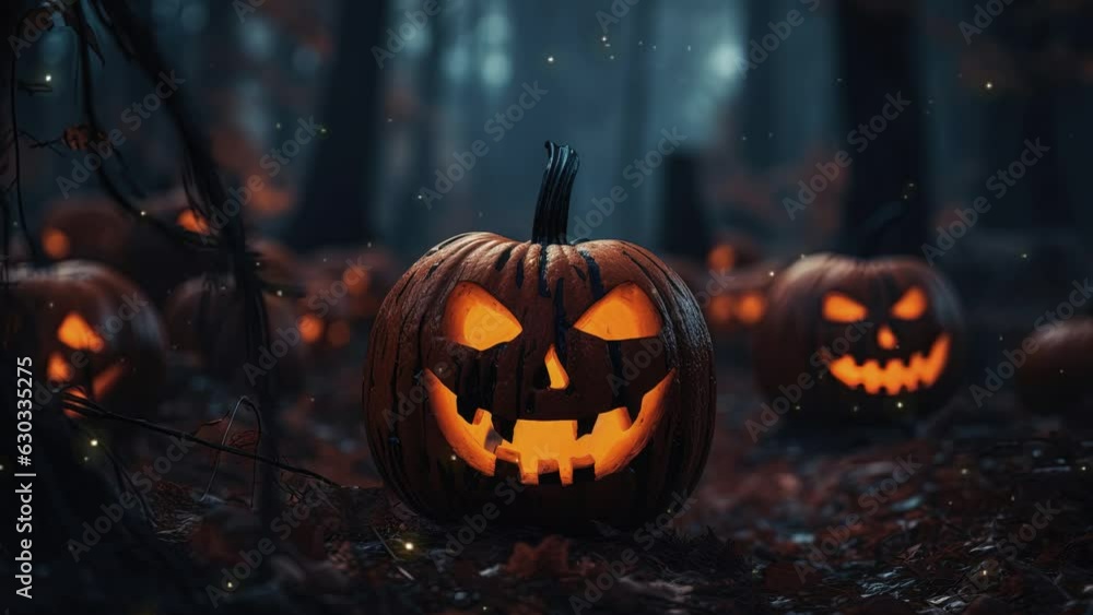 Carved pumpkin, jack o lantern, halloween theme Carved pumpkin, jack o lantern, halloween theme