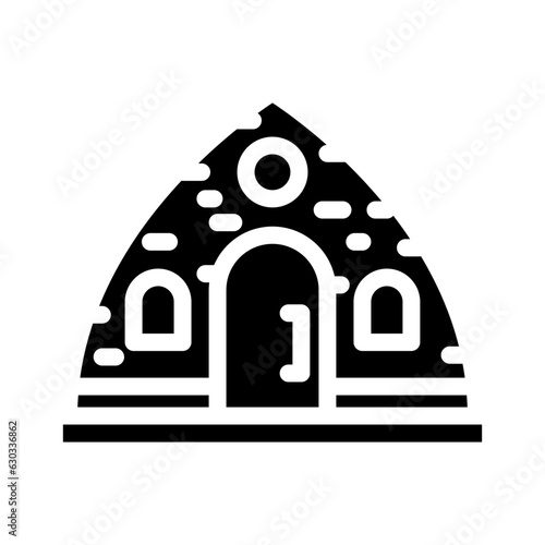 glamping tent camp glyph icon vector. glamping tent camp sign. isolated symbol illustration