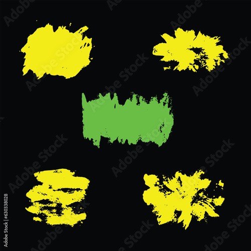 Abstract colorfull brush stroke , grunge brushstroke freehand ink decor, black and white engraved ink art, isolated ink brush stripe illustrtion element
