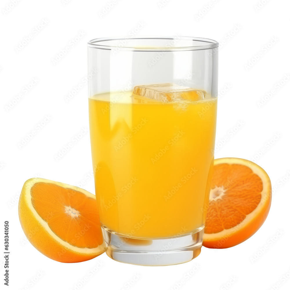 orange juice and oranges isolated on transparent background cutout orange juice and oranges isolated on transparent background cutout