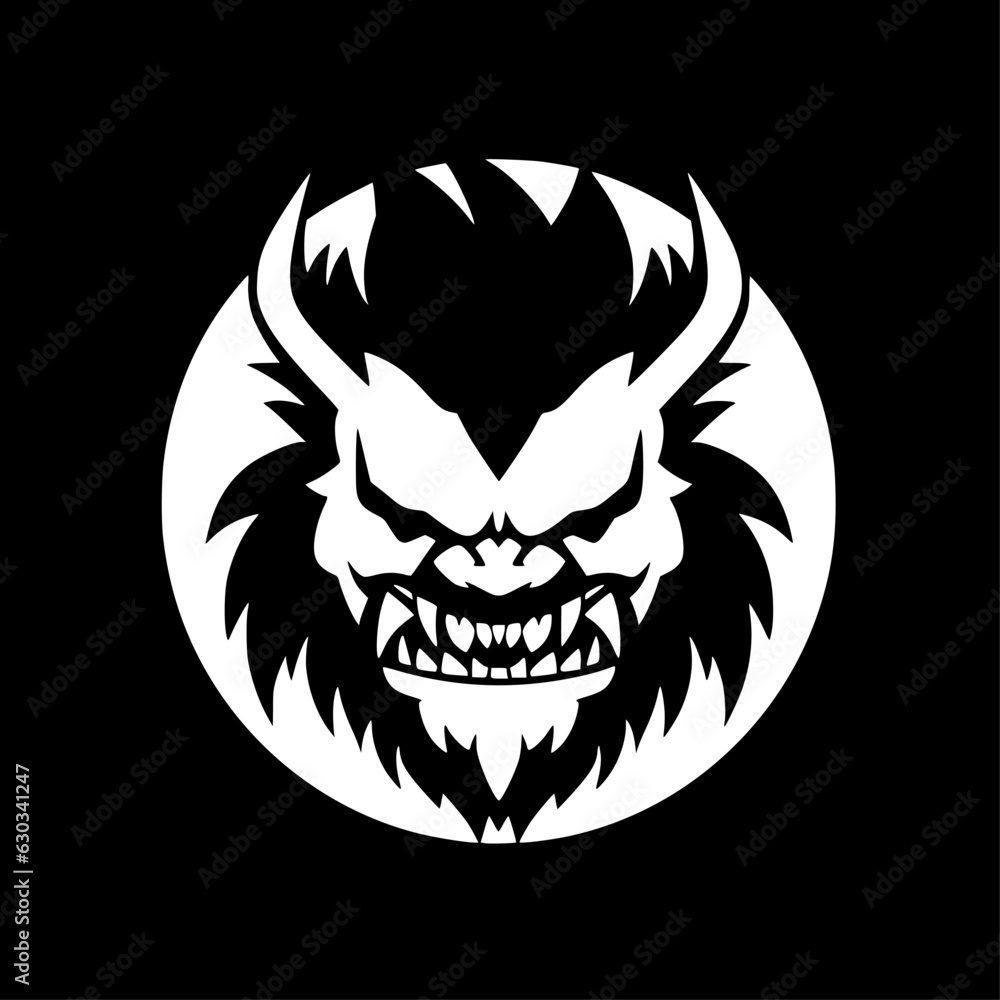 Fototapeta premium Beast - Minimalist and Flat Logo - Vector illustration