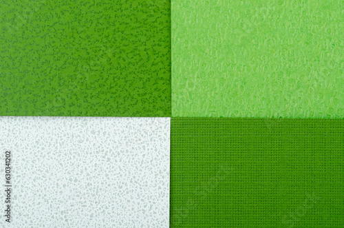 The Abstract mixed green paper texture is colorful background.