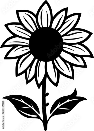Flower - High Quality Vector Logo - Vector illustration ideal for T-shirt graphic