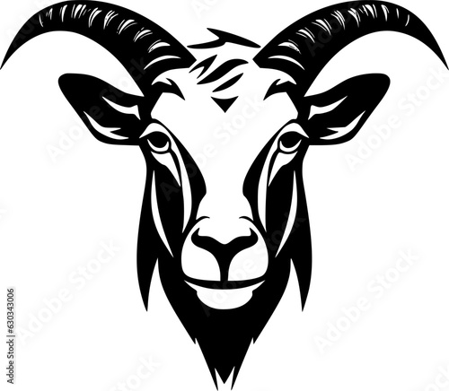 Goat - High Quality Vector Logo - Vector illustration ideal for T-shirt graphic