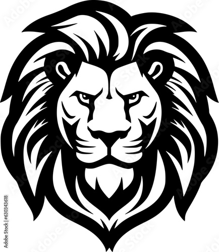 Wallpaper Mural Lion | Minimalist and Simple Silhouette - Vector illustration Torontodigital.ca