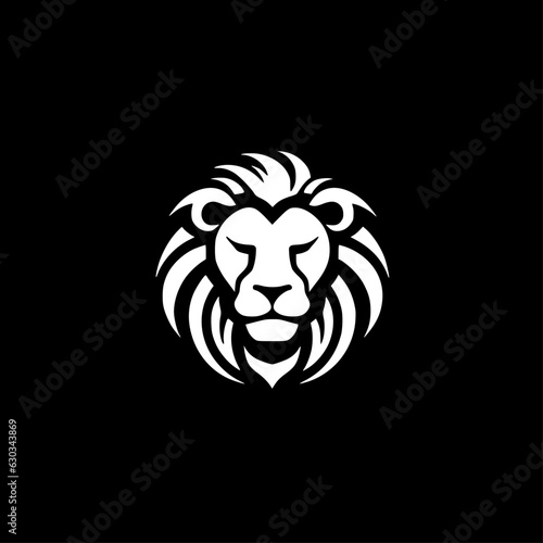 Lion | Minimalist and Simple Silhouette - Vector illustration