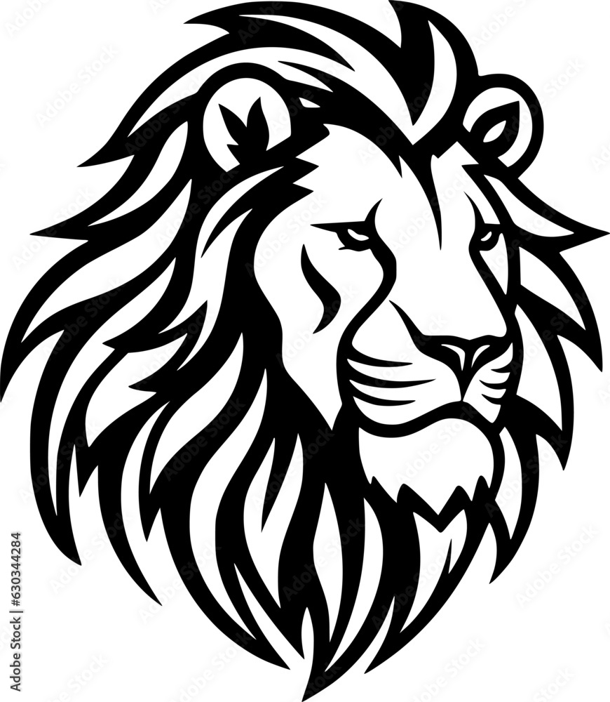 Fototapeta premium Lion - High Quality Vector Logo - Vector illustration ideal for T-shirt graphic
