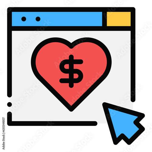 donation web icon
