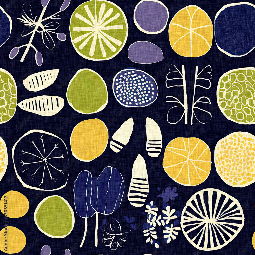 Fun modern pattern clash fabric print for summer beach textile designs with a linen cotton effect. Seamless trendy repeat background Fun modern pattern clash fabric print for summer beach textile designs with a linen cotton effect. Seamless trendy repeat background