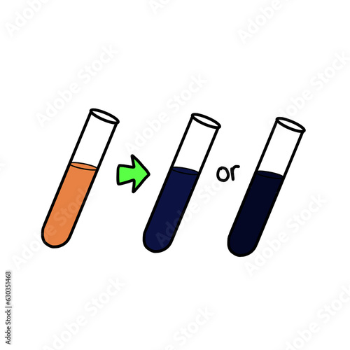 Biuret Test Proteins Science Illustration Drawing Educational photo