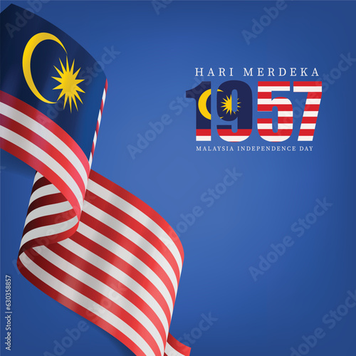 Free vector realistic hari merdeka illustration