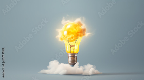 A smoking light bulb