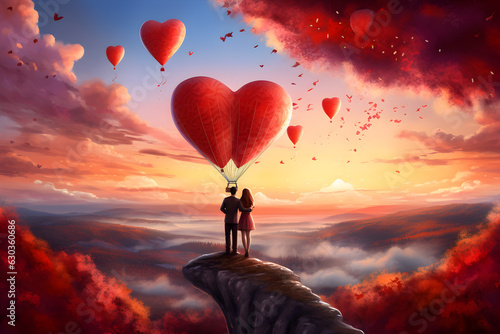 Hot Air Balloon Expedition: Elevated Best Wishes for Love & Adventure